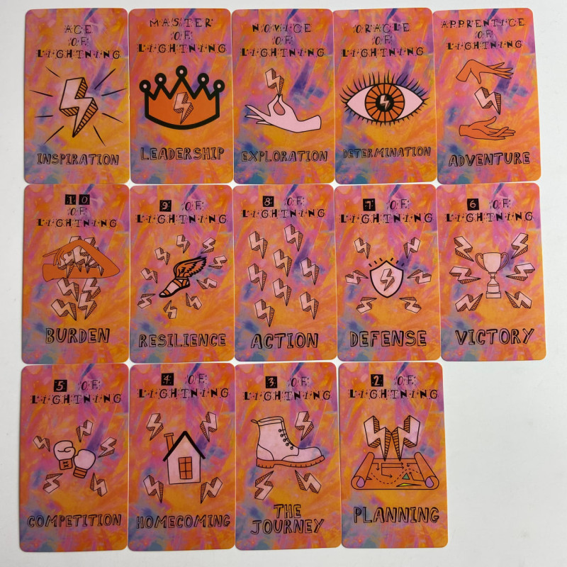 Карты Таро Prism Tarot «Призма» — уменьшенная колода с голографической окантовкой