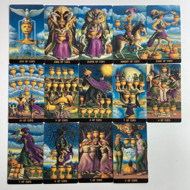 Карты Таро Jack-O’-Lantern Tarot Джека-Фонаря уменьшенная колода