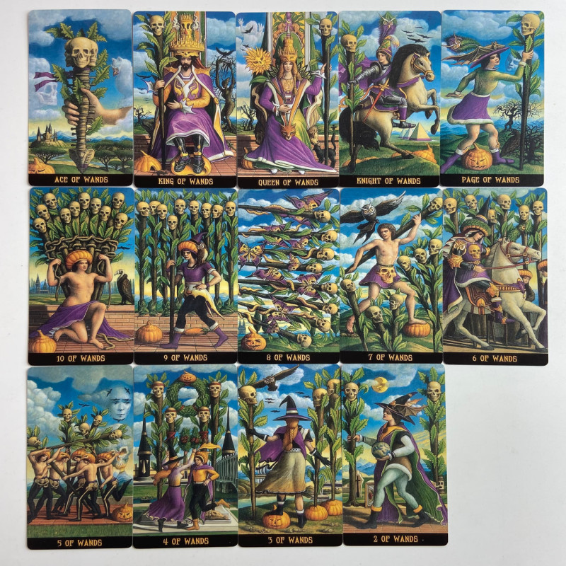 Карты Таро Jack-O’-Lantern Tarot Джека-Фонаря уменьшенная колода