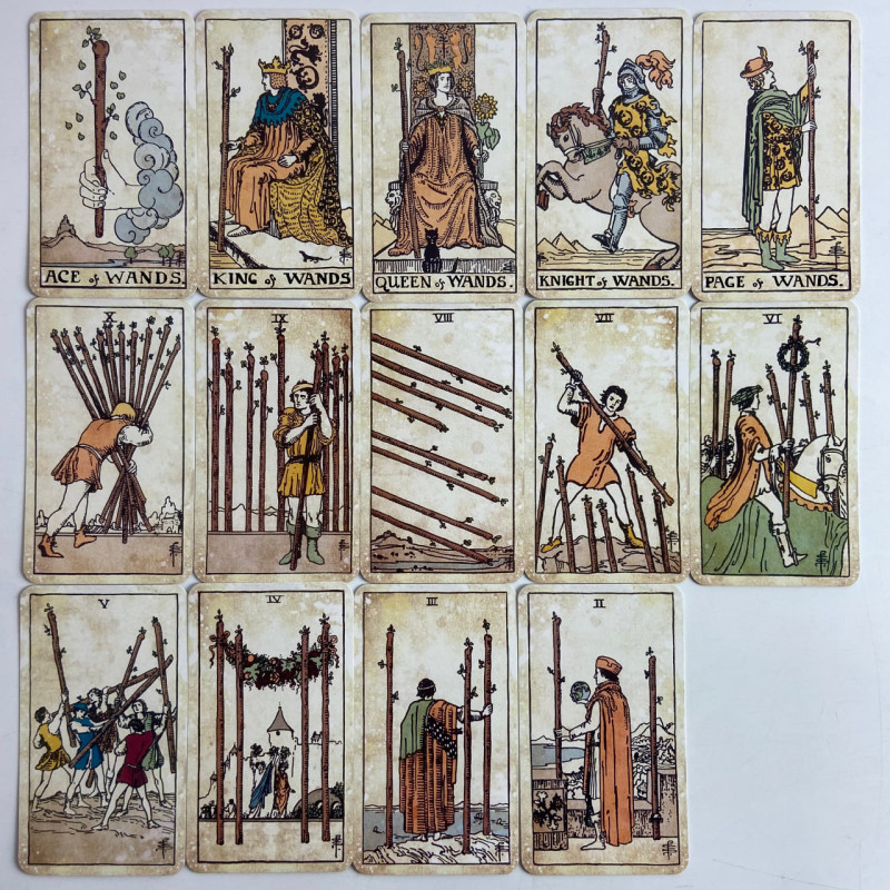 Карти Таро Vintage Tarot вінтажна колода Олександра Рея безрамкові