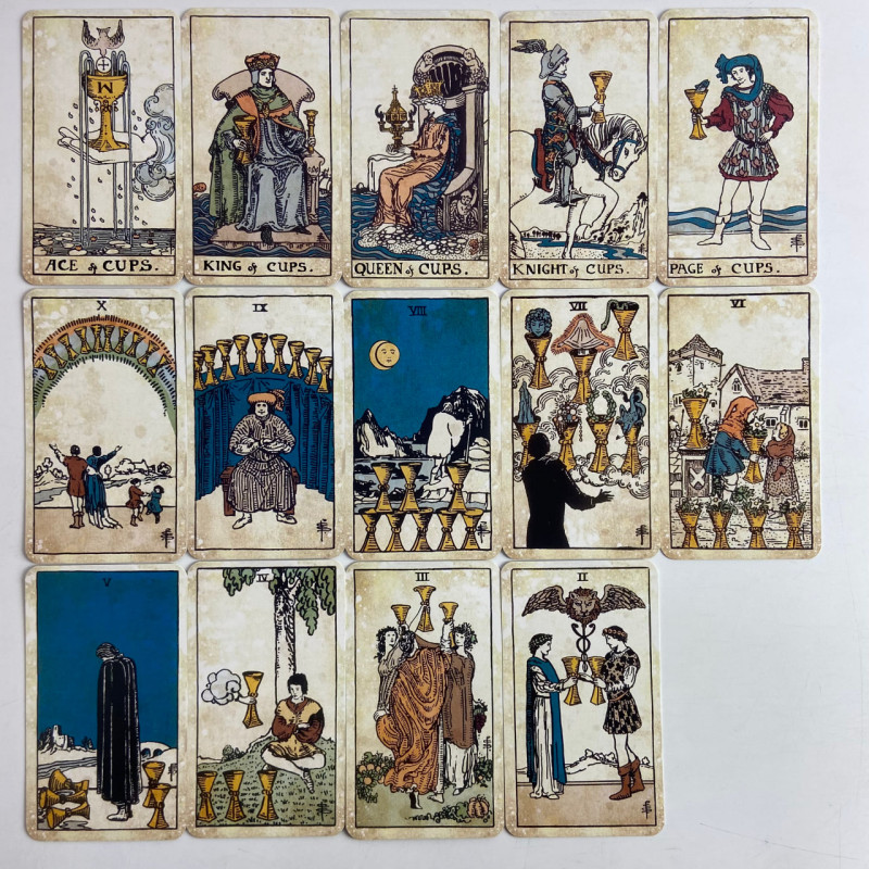 Карти Таро Vintage Tarot вінтажна колода Олександра Рея безрамкові