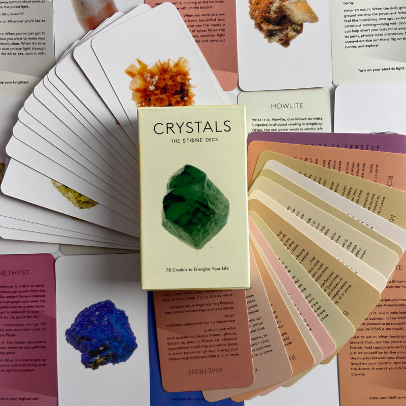 Карти Таро The Stone Crystals Deck Кам'яні кристали зменшена колода