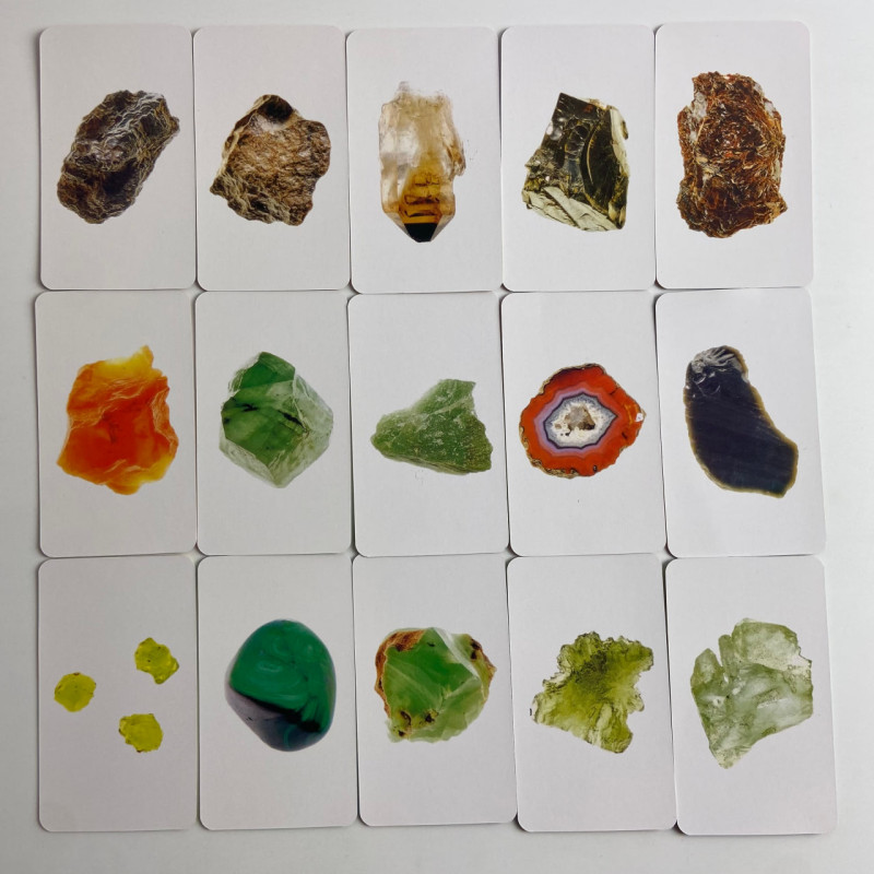 Карти Таро The Stone Crystals Deck Кам'яні кристали зменшена колода