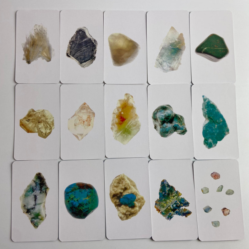 Карти Таро The Stone Crystals Deck Кам'яні кристали зменшена колода