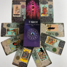 Карти Таро Райдера-Уейта з ключовими словами іспанською Future Fate Indicator Forecasting Cards