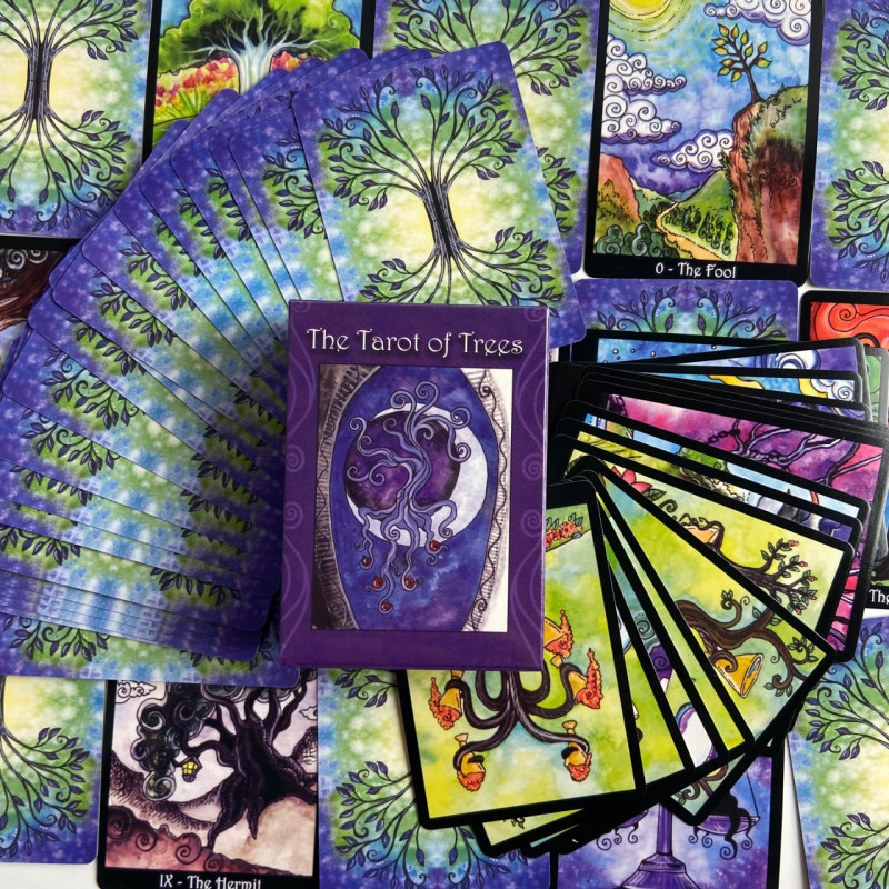 Карты Таро The Tarot of Trees Колода в древесной тематике уменьшенного размера