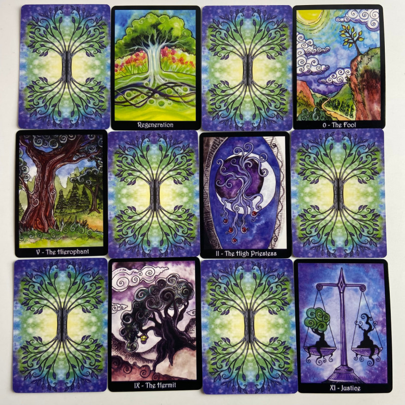 Карты Таро The Tarot of Trees Колода в древесной тематике уменьшенного размера