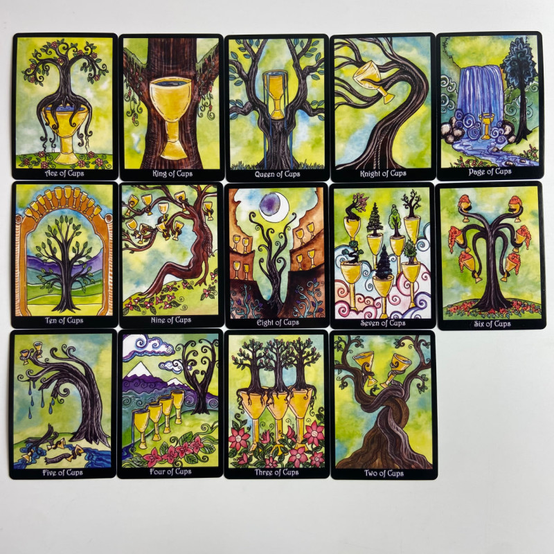 Карты Таро The Tarot of Trees Колода в древесной тематике уменьшенного размера