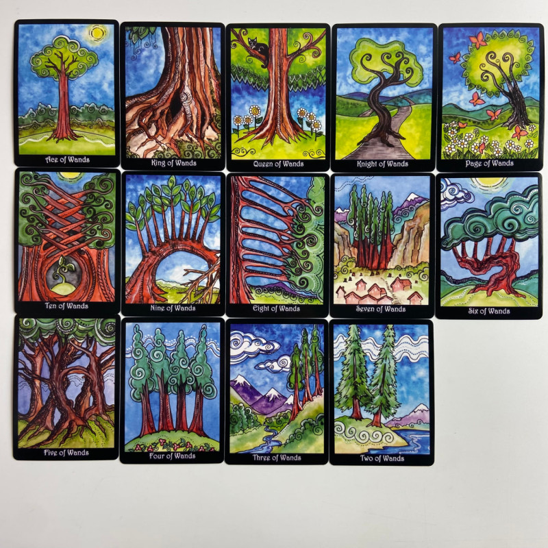 Карты Таро The Tarot of Trees Колода в древесной тематике уменьшенного размера