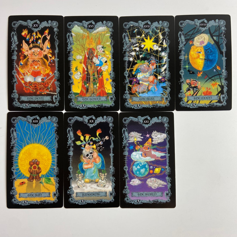 Карты Таро Garbage Pail Kids Tarot Дети из мусорного ведра уменьшенная колода