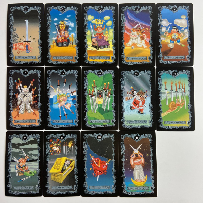 Карты Таро Garbage Pail Kids Tarot Дети из мусорного ведра уменьшенная колода