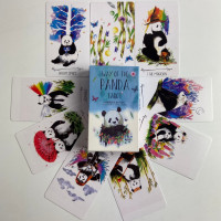 Карты Таро «Путь Панды» Way of the Panda Tarot — акварельная колода с пандами