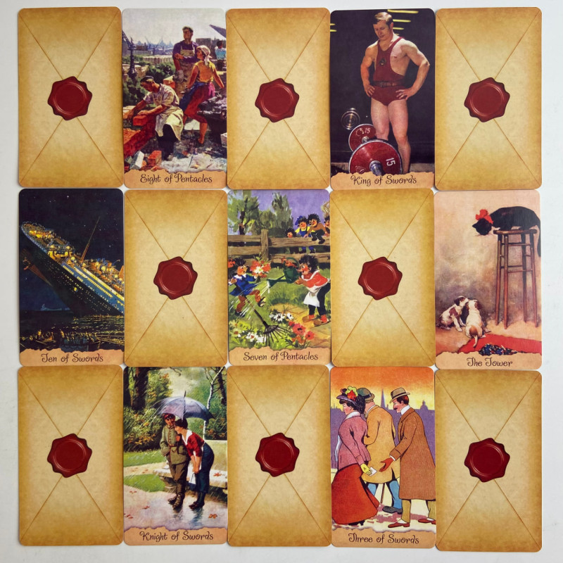 Таро Granny’s Postcards Tarot «Бабушкины открытки» винтажная колода