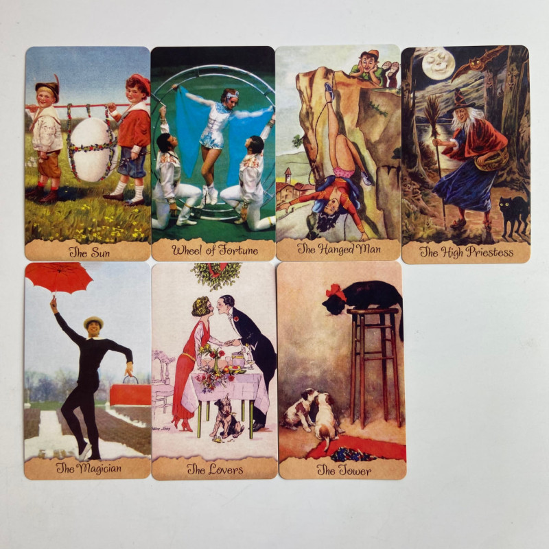 Таро Granny’s Postcards Tarot «Бабушкины открытки» винтажная колода