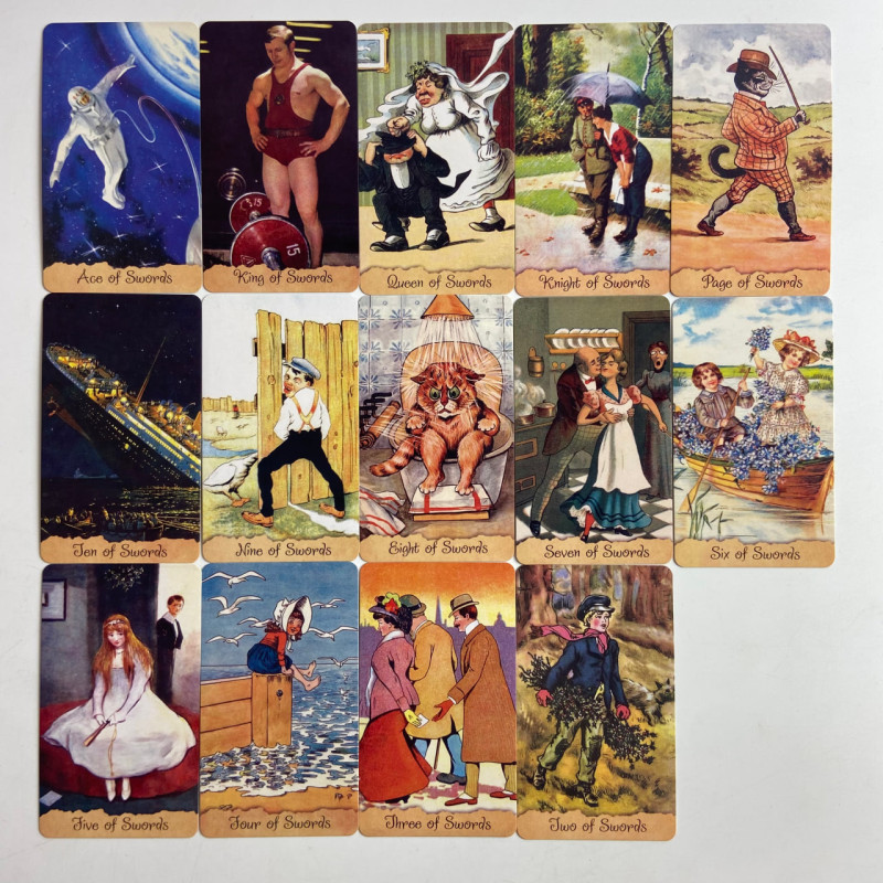 Таро Granny’s Postcards Tarot «Бабушкины открытки» винтажная колода