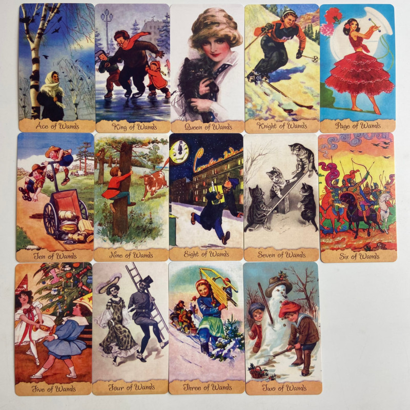 Таро Granny’s Postcards Tarot «Бабушкины открытки» винтажная колода