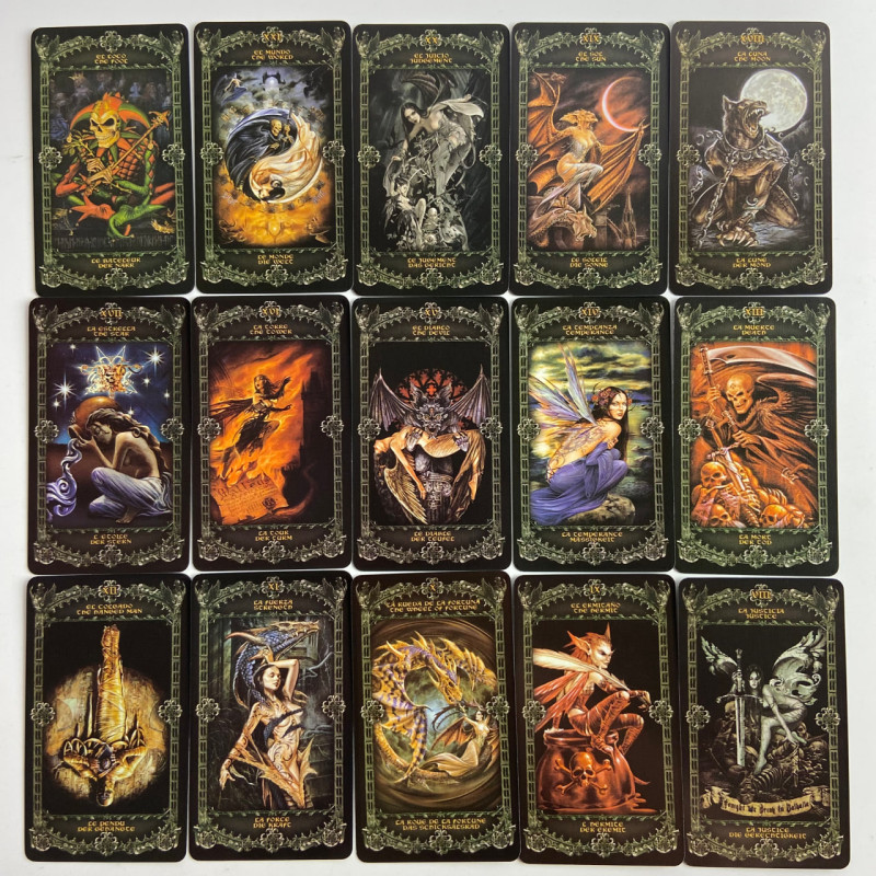 Карты Таро Alchemy of England 1977 Алхимии готическая колода на английском