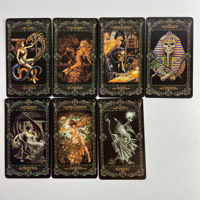 Карты Таро Alchemy of England 1977 Алхимии готическая колода на английском