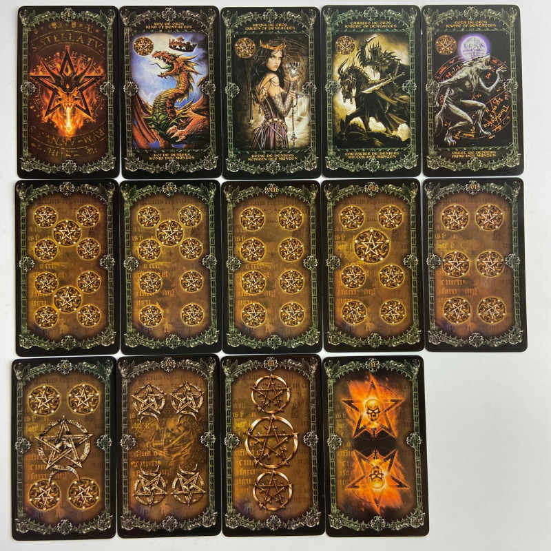 Карты Таро Alchemy of England 1977 Алхимии готическая колода на английском