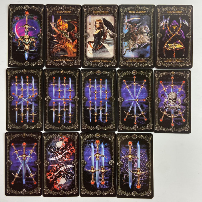 Карты Таро Alchemy of England 1977 Алхимии готическая колода на английском