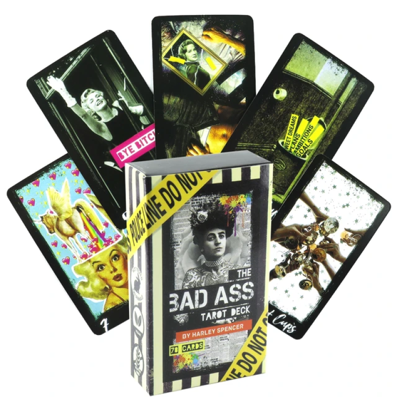 Карты Таро The Bad Ass Tarot Хулиганская поп-арт колода Райдера-Уэйта