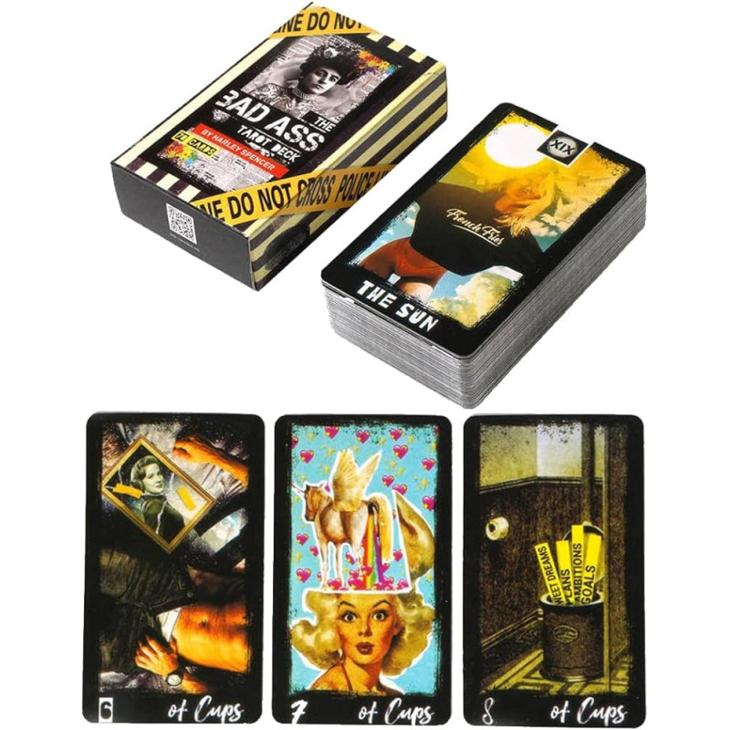 Карты Таро The Bad Ass Tarot Хулиганская поп-арт колода Райдера-Уэйта