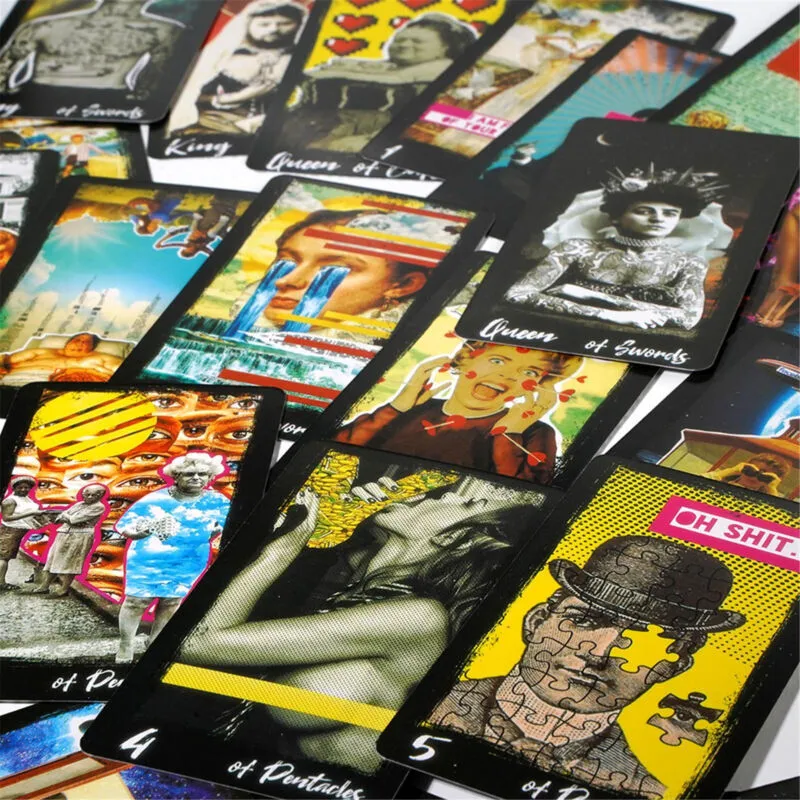 Карты Таро The Bad Ass Tarot Хулиганская поп-арт колода Райдера-Уэйта