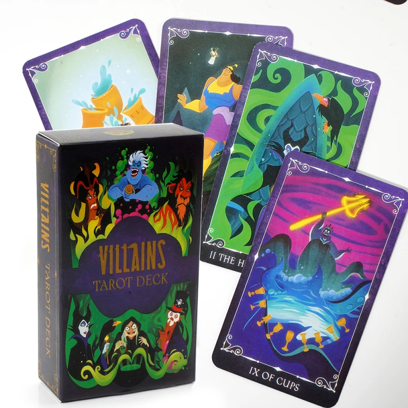 Карты Таро Disney Villains Tarot Злодеи Диснея уменьшенная колода