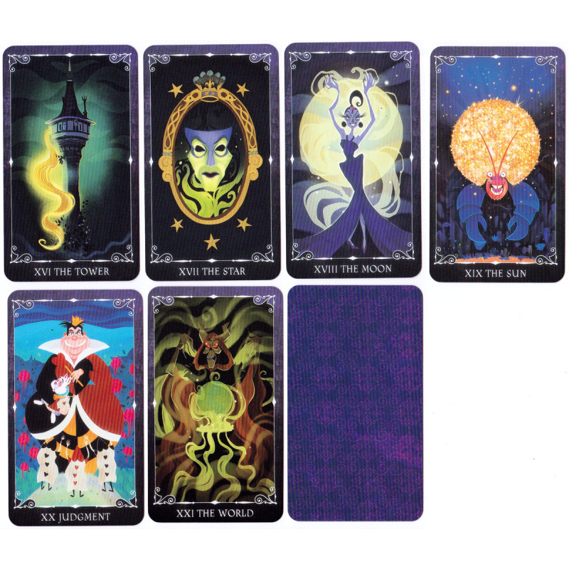 Карты Таро Disney Villains Tarot Злодеи Диснея уменьшенная колода