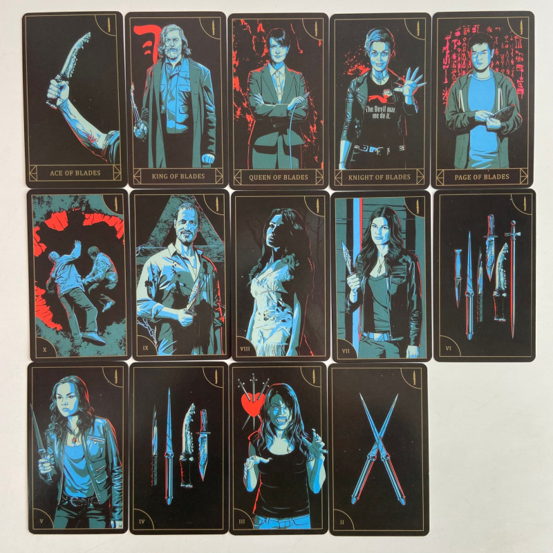 Карти Таро Supernatural Tarot Надприродне з серіалу Supernatural (зменшена колода)