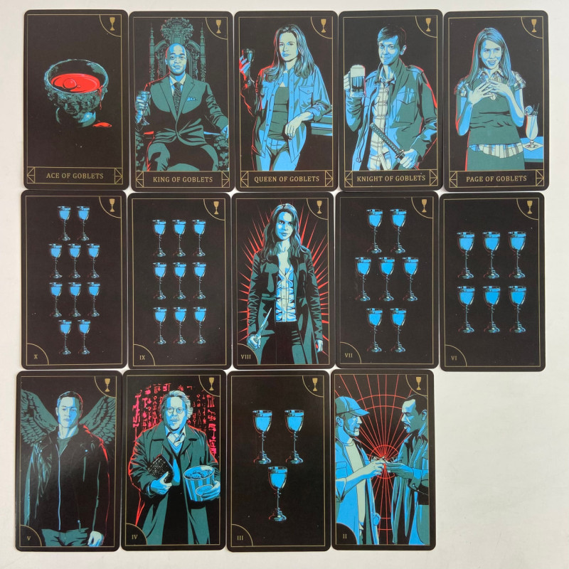 Карти Таро Supernatural Tarot Надприродне з серіалу Supernatural (зменшена колода)