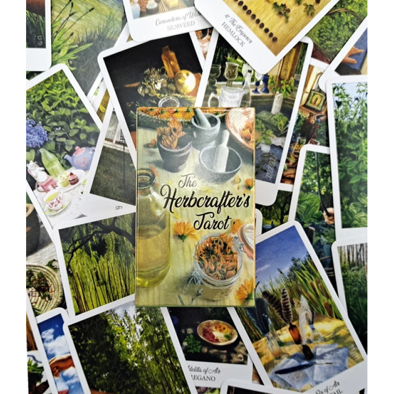 Карти Таро The Herbcrafter’s Tarot (Таро Травника) рослинна тематика зменшена колода