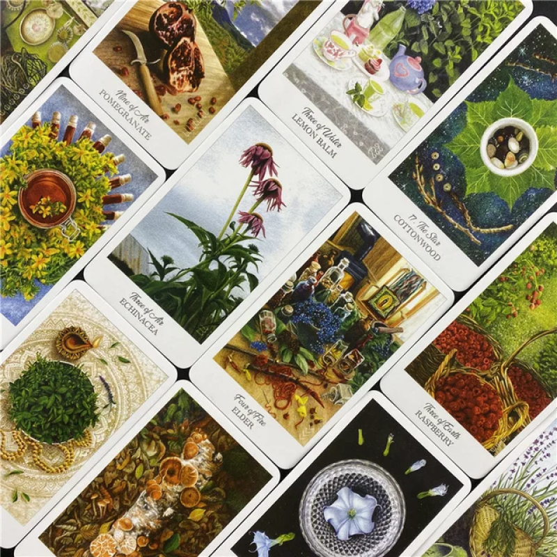 Карти Таро The Herbcrafter’s Tarot (Таро Травника) рослинна тематика зменшена колода