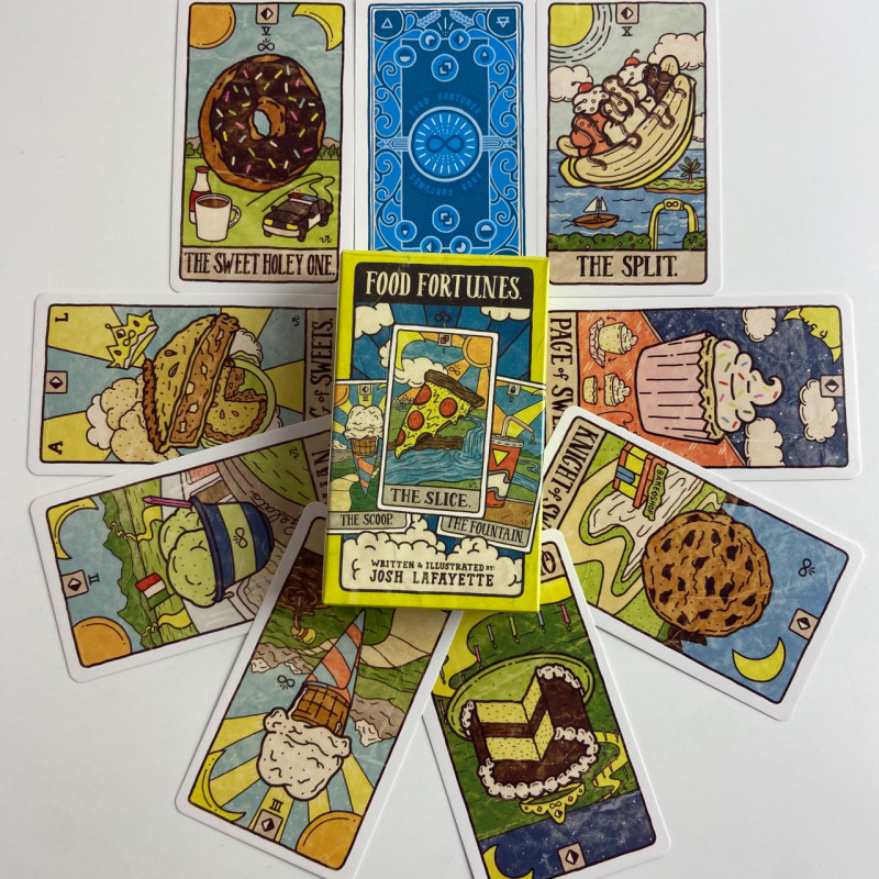 Карты Таро Food Fortunes Tarot (Таро Еды) с гастрономической тематикой