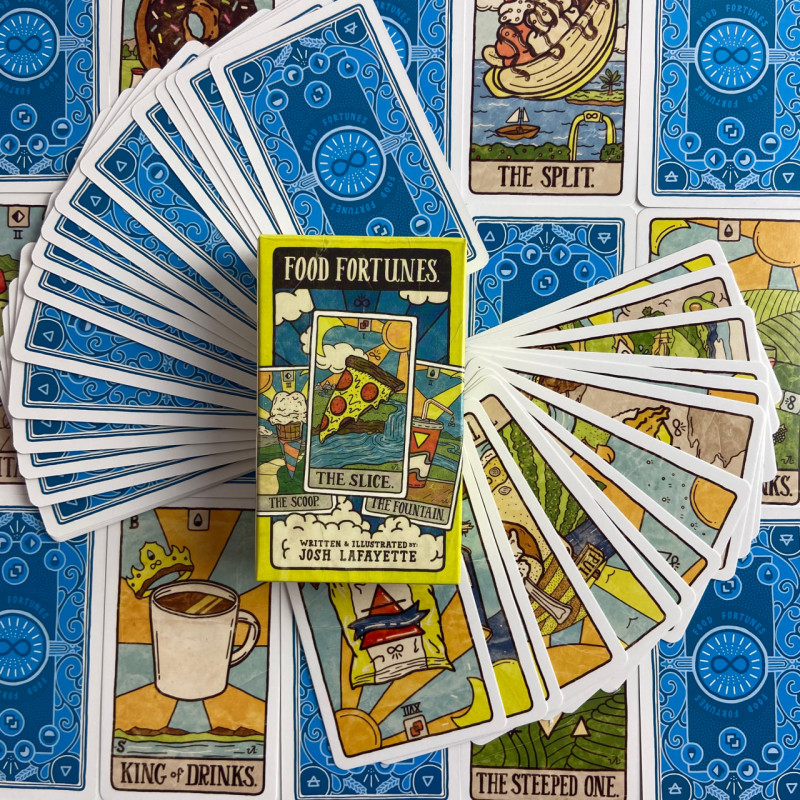 Карты Таро Food Fortunes Tarot (Таро Еды) с гастрономической тематикой