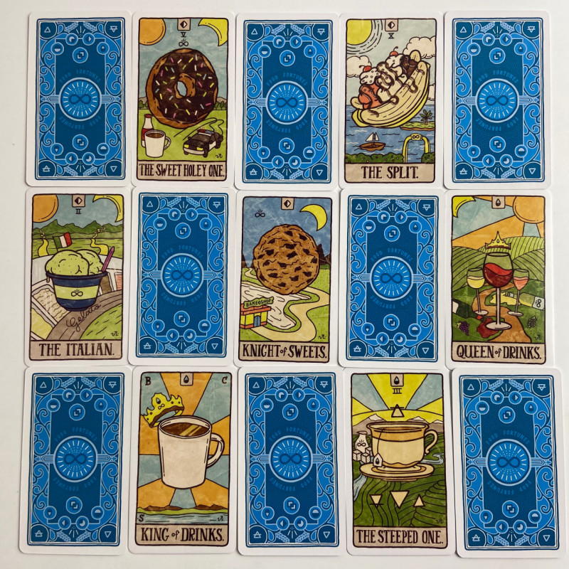 Карты Таро Food Fortunes Tarot (Таро Еды) с гастрономической тематикой