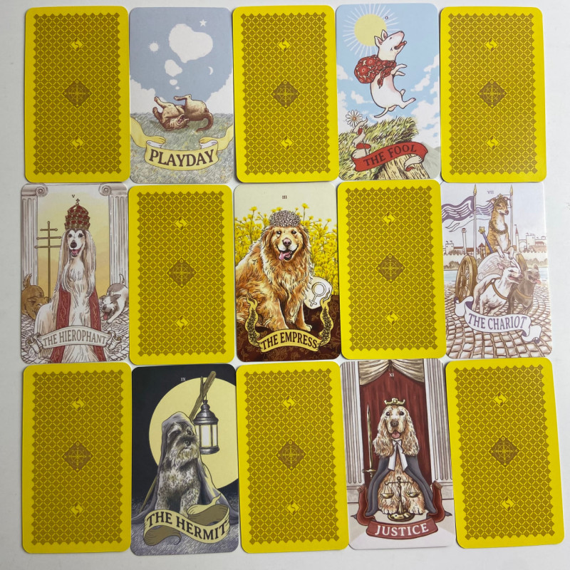 Карти Таро Aibo Tarot Deck Собака Айбо зменшена колода з собаками