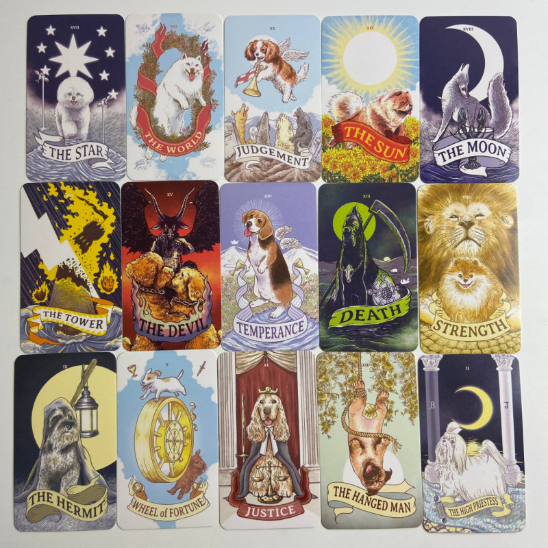 Карти Таро Aibo Tarot Deck Собака Айбо зменшена колода з собаками