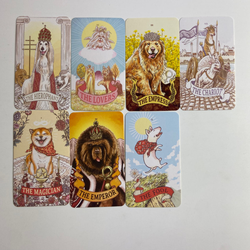 Карти Таро Aibo Tarot Deck Собака Айбо зменшена колода з собаками