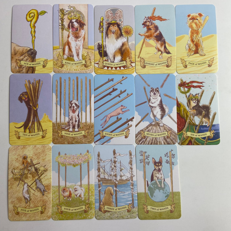 Карти Таро Aibo Tarot Deck Собака Айбо зменшена колода з собаками