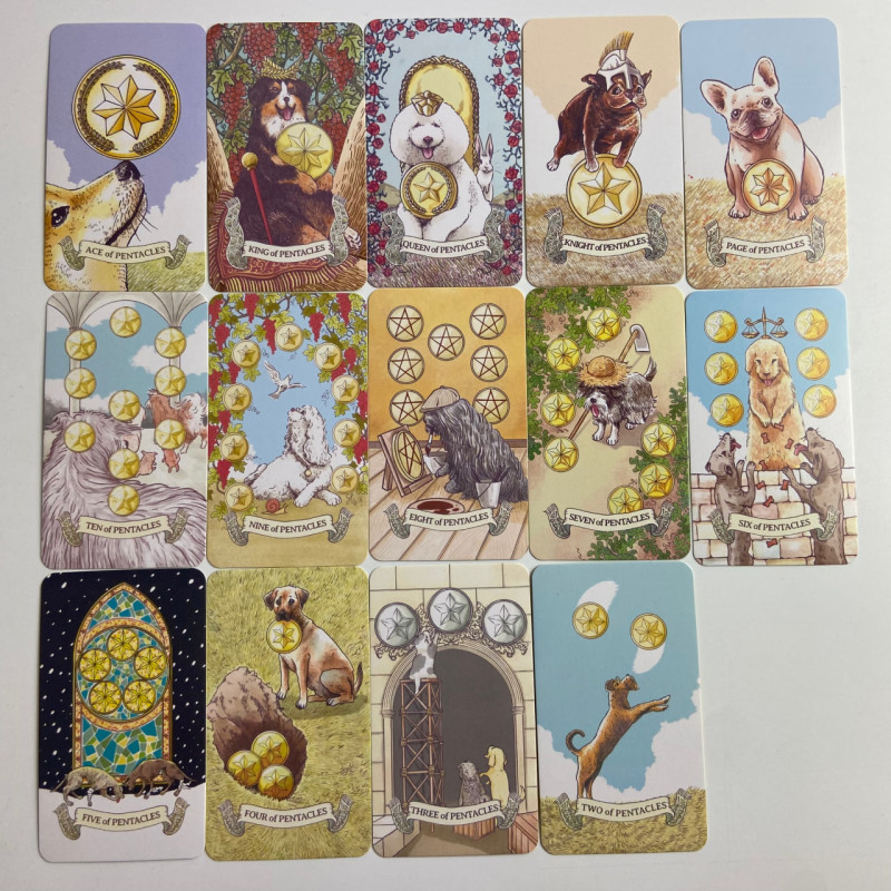 Карти Таро Aibo Tarot Deck Собака Айбо зменшена колода з собаками