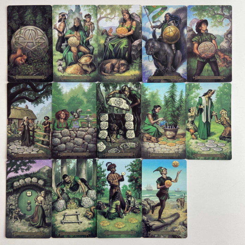 Карты Таро Modern Spellcasters Tarot Современного Заклинателя уменьшенная колода
