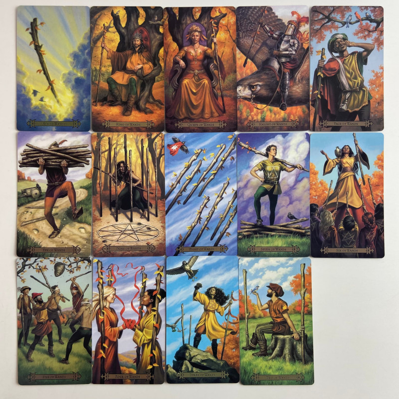 Карты Таро Modern Spellcasters Tarot Современного Заклинателя уменьшенная колода