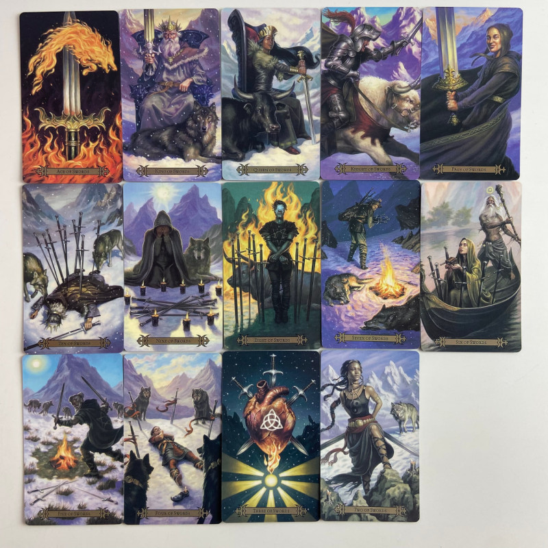 Карты Таро Modern Spellcasters Tarot Современного Заклинателя уменьшенная колода