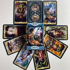 Карты Таро Epic Tarot «Эпическое фэнтези», колода на английском языке