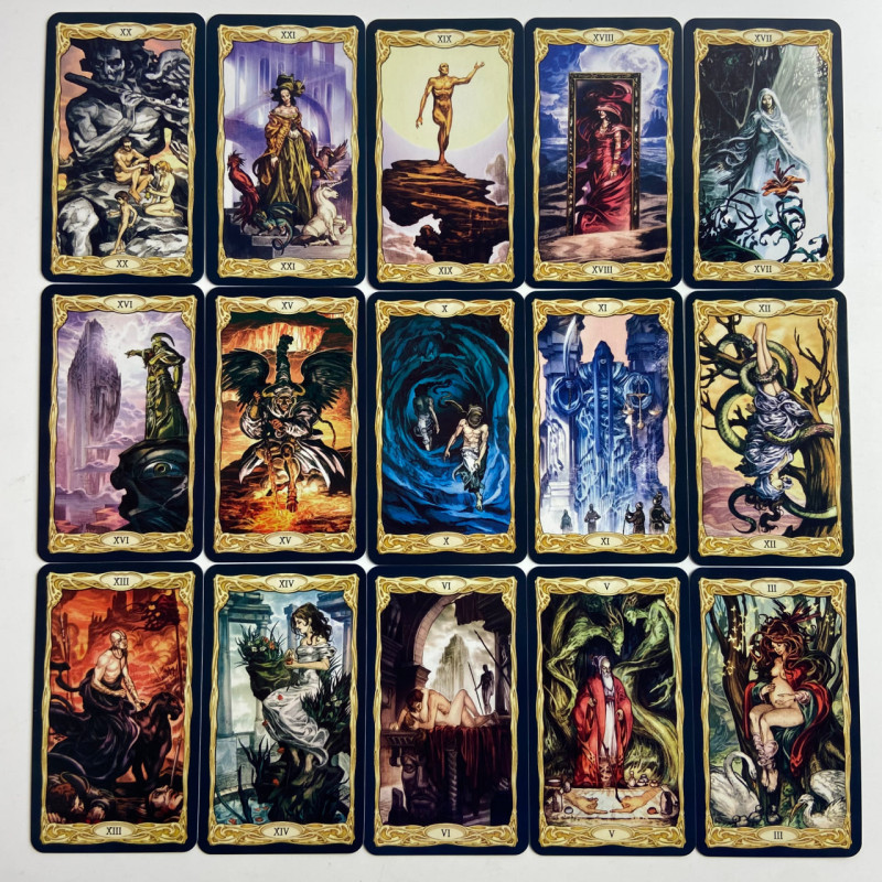 Карты Таро Epic Tarot «Эпическое фэнтези», колода на английском языке