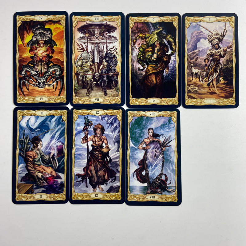 Карты Таро Epic Tarot «Эпическое фэнтези», колода на английском языке