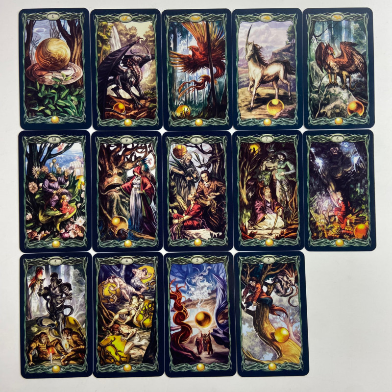 Карты Таро Epic Tarot «Эпическое фэнтези», колода на английском языке