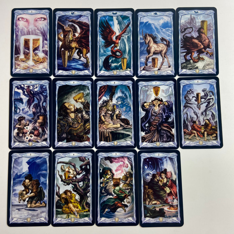 Карты Таро Epic Tarot «Эпическое фэнтези», колода на английском языке