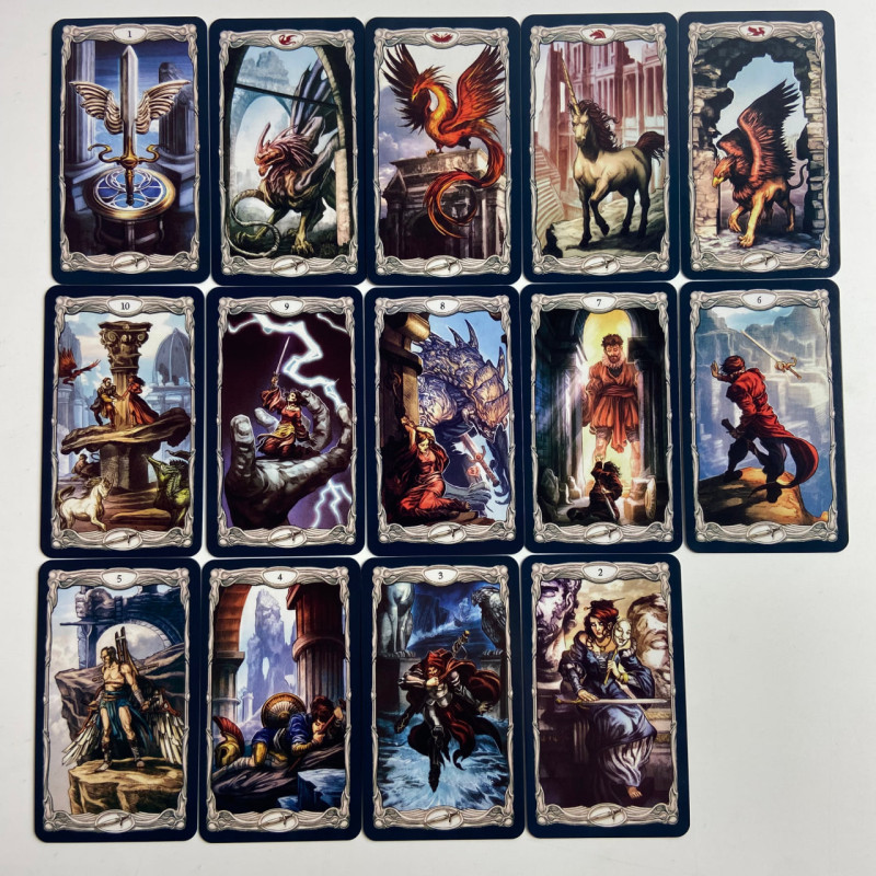 Карты Таро Epic Tarot «Эпическое фэнтези», колода на английском языке